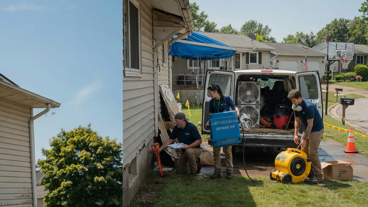 Ceiling Leak Cleanup in North Liberty, IA near me